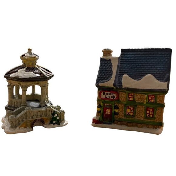 Bundle of 2 Vintage Christmas ceramic decorations - Picture 1 of 5